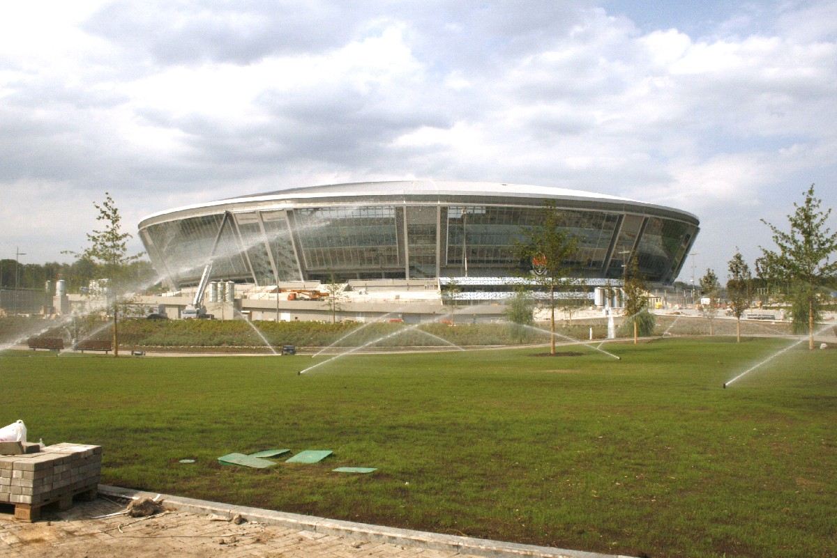 Donbas Arena EURO 2012, зона поливу 4